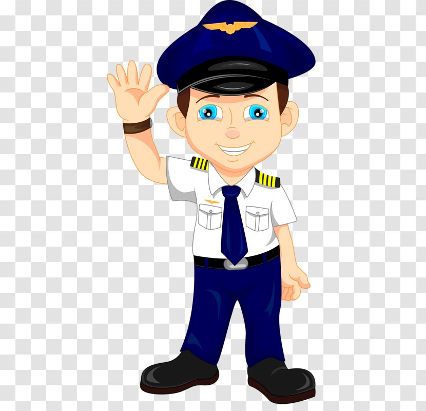 Airplane 0506147919 Clip Art - Cartoon - Kindly Policeman Transparent PNG