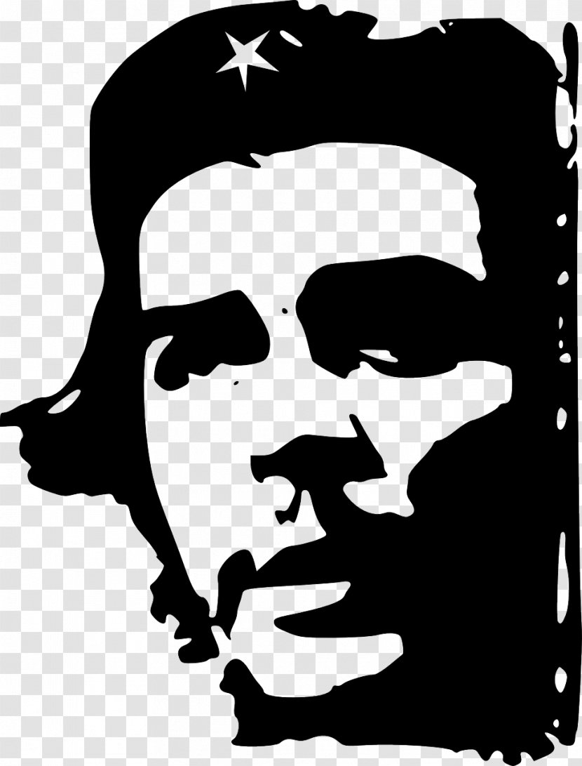 Che Guevara Cuban Revolution Guerrilla Warfare Clip Art - Stencil Transparent PNG