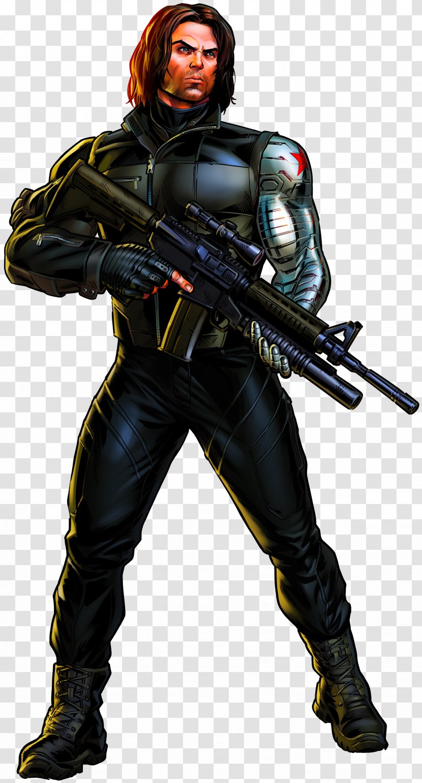 Marvel: Avengers Alliance Marvel Ultimate 2 Captain America: The Winter Soldier Bucky Barnes - Fictional Character Transparent PNG