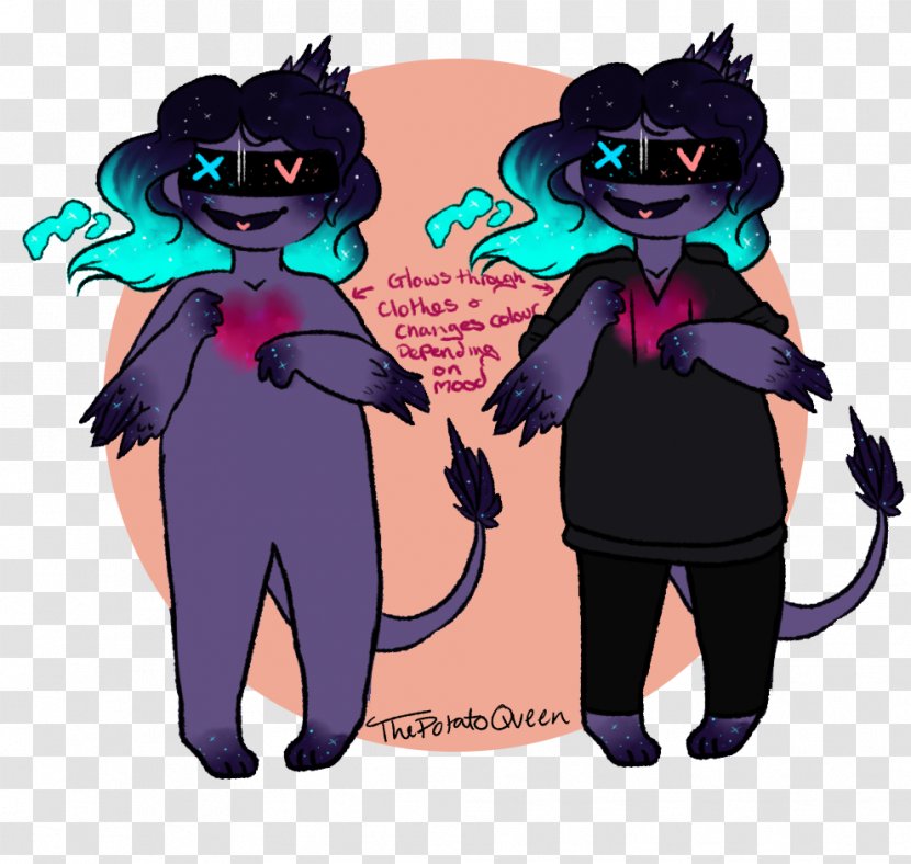 Clip Art Cat Illustration Purple Mammal - Fictional Character Transparent PNG