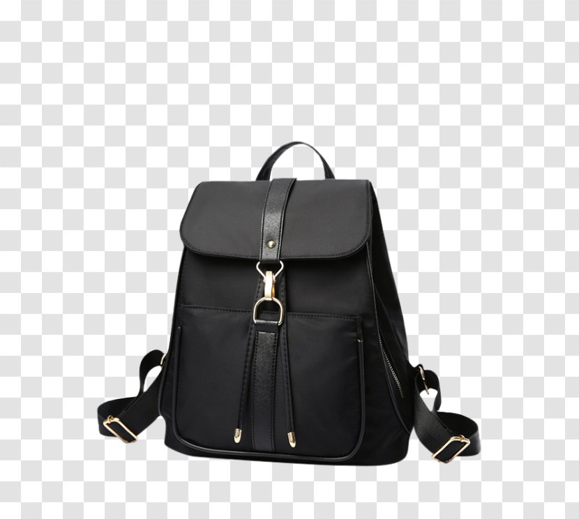 Handbag Backpack Strap Leather Baggage - Nylon Bag Transparent PNG