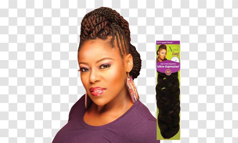Braid Artificial Hair Integrations Synthetic Dreads Coloring - Afro - Ripple Lace Transparent PNG