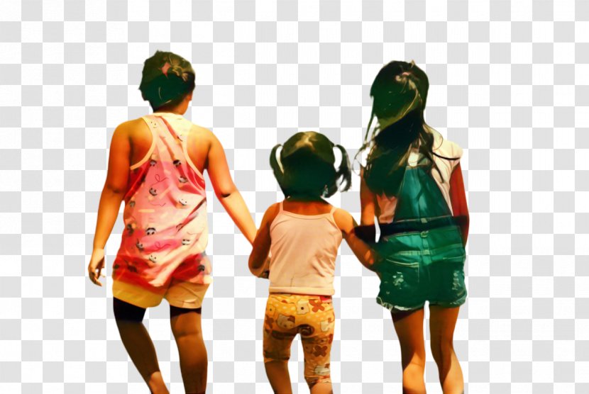 Fun People - Child - Holding Hands Figurine Transparent PNG