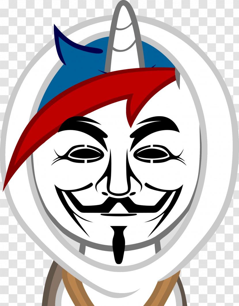 Guy Fawkes Mask V For Vendetta Anonymous Transparent PNG