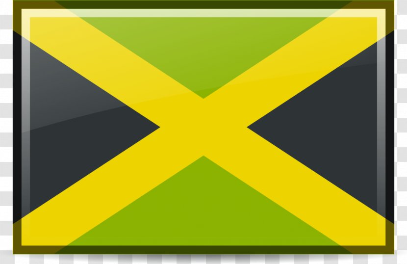 Flag Of Jamaica National Vector Graphics - Yellow Transparent PNG