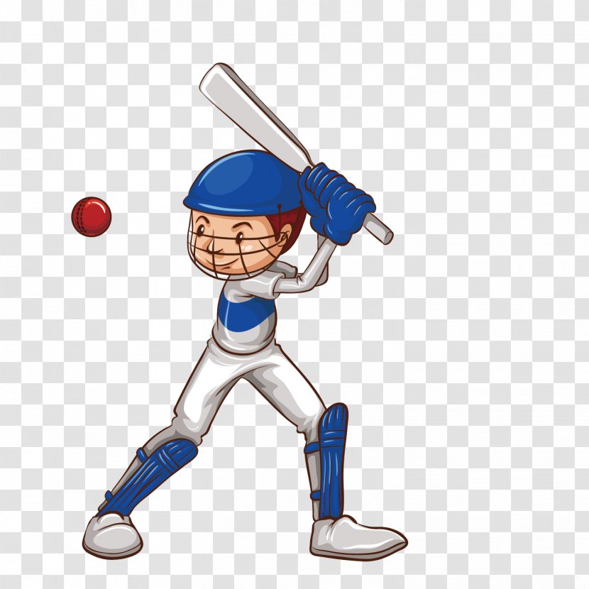 Cricket Drawing Sketch - Figurine - Vector Cartoon Boy Baseball Transparent PNG