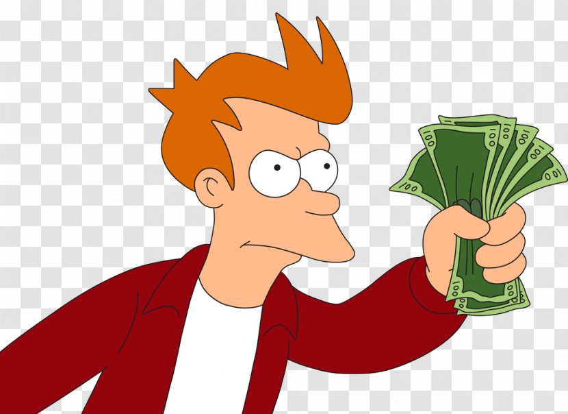 Money Philip J. Fry Payment Bank Credit - Silhouette - Gift Transparent PNG