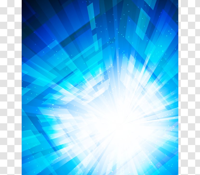 Light Blue Photography Illustration - Electric - Pixilated Glow Transparent PNG