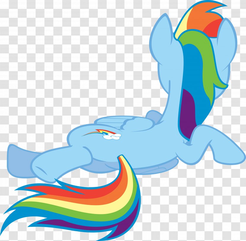 Rainbow Dash Rarity My Little Pony Applejack - Beak - Lying Vector Transparent PNG