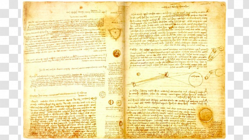 Codex Leicester Madrid Forster On The Flight Of Birds Gospels Henry Lion - Serafinius Transparent PNG