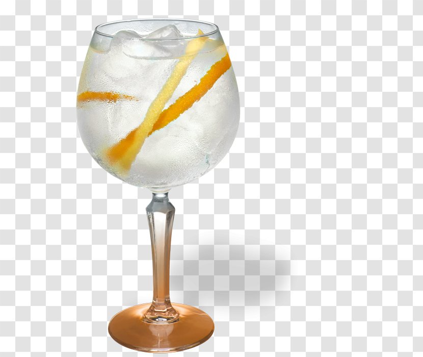 Gin And Tonic Wine Glass Water Cocktail Transparent PNG