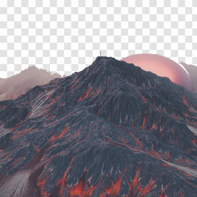 Mount Scenery Stratovolcano Magma - Volcanic Landform - Soon To Be Erupting Volcano Pictures Transparent PNG