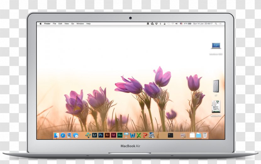 MacBook Air Table Desktop Metaphor - Macbook Transparent PNG