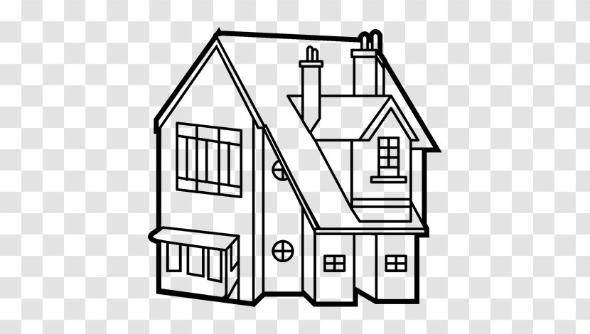 Drawing Coloring Book Building House Architecture - Diagram - Norway Chalet Interiors Transparent PNG