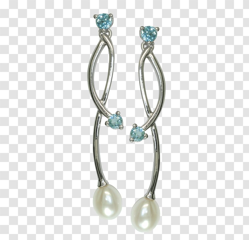 Pearl Earring Body Jewellery Turquoise - Jewelry Transparent PNG
