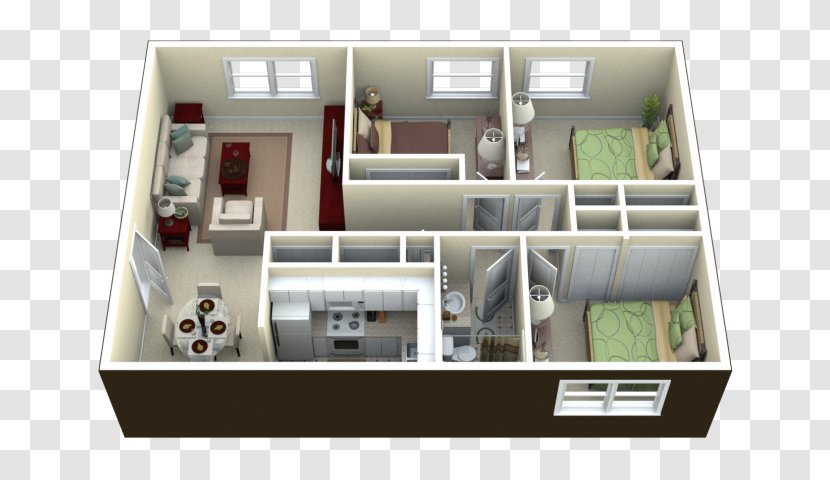 Floor Plan Apartment House Villa Room Transparent PNG