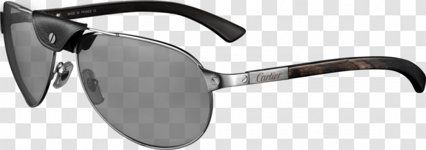 Aviator Sunglasses Cartier Santos Ray-Ban Transparent PNG