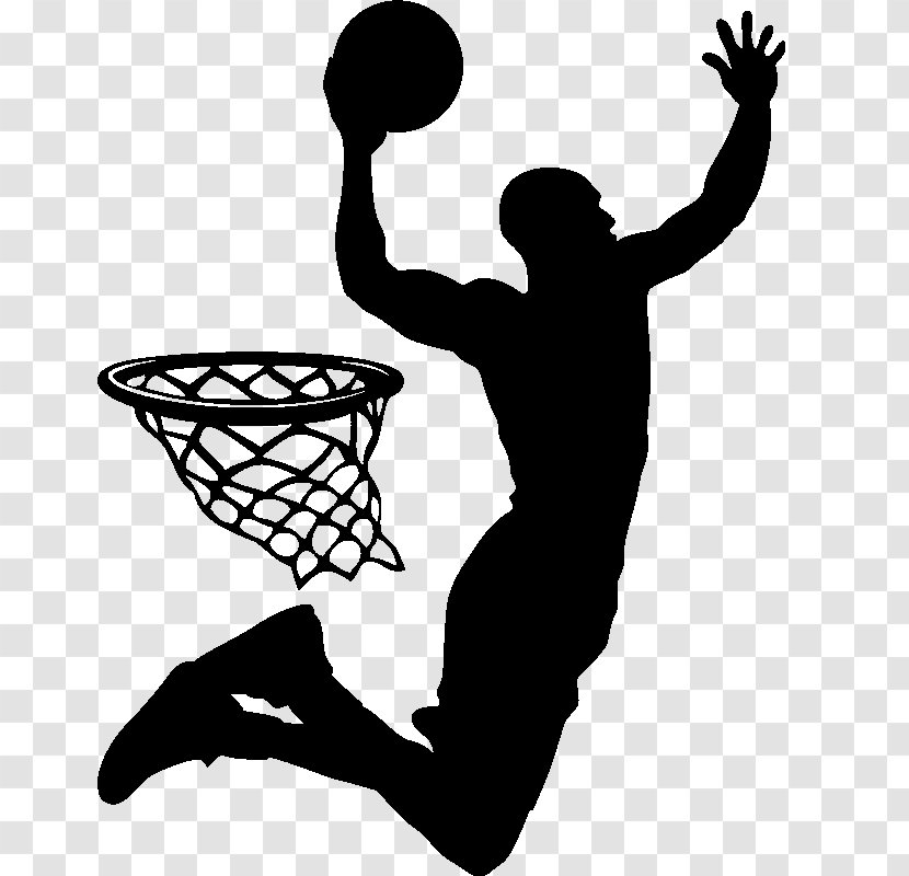Slam Dunk Basketball Player Silhouette Sport - Joint - Michael Jordan Transparent PNG