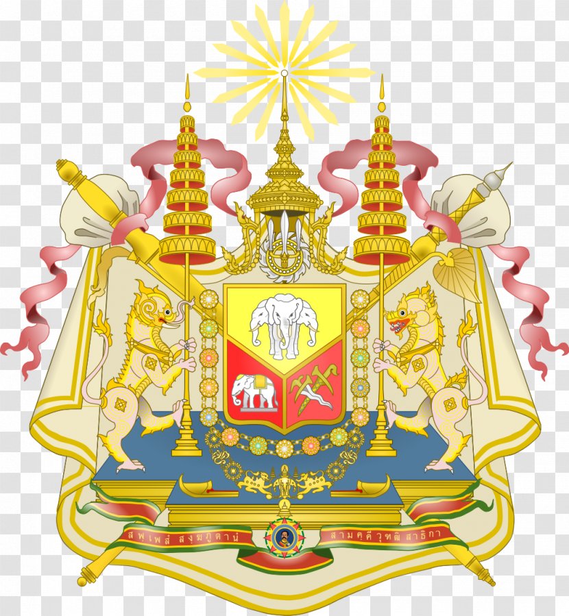 Emblem Of Thailand Rattanakosin Kingdom Coat Arms - Seal - Bangkok Transparent PNG