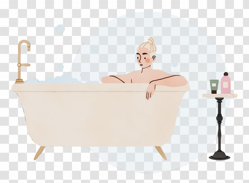 Bathtub Furniture Angle Cartoon Geometry Transparent PNG