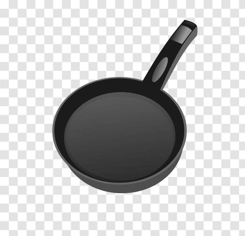 Frying Pan Cast-iron Cookware Clip Art - Cooking Pot Transparent PNG