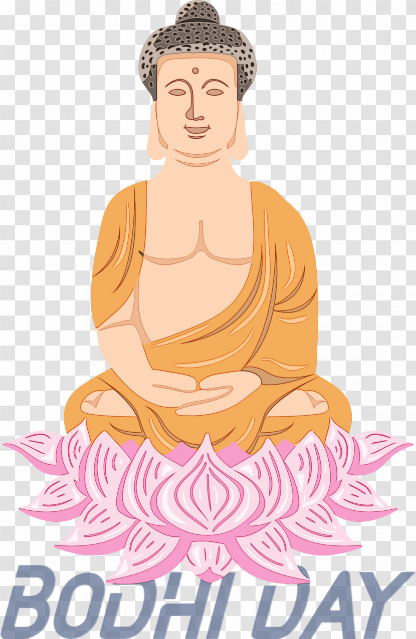 Gautama Buddha Meditation Sitting Kneeling Zen Transparent PNG
