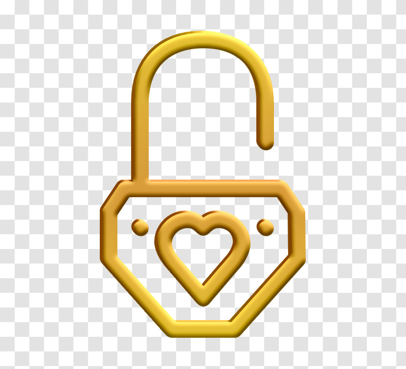 Lock Icon Love Icon Padlock Icon Transparent PNG