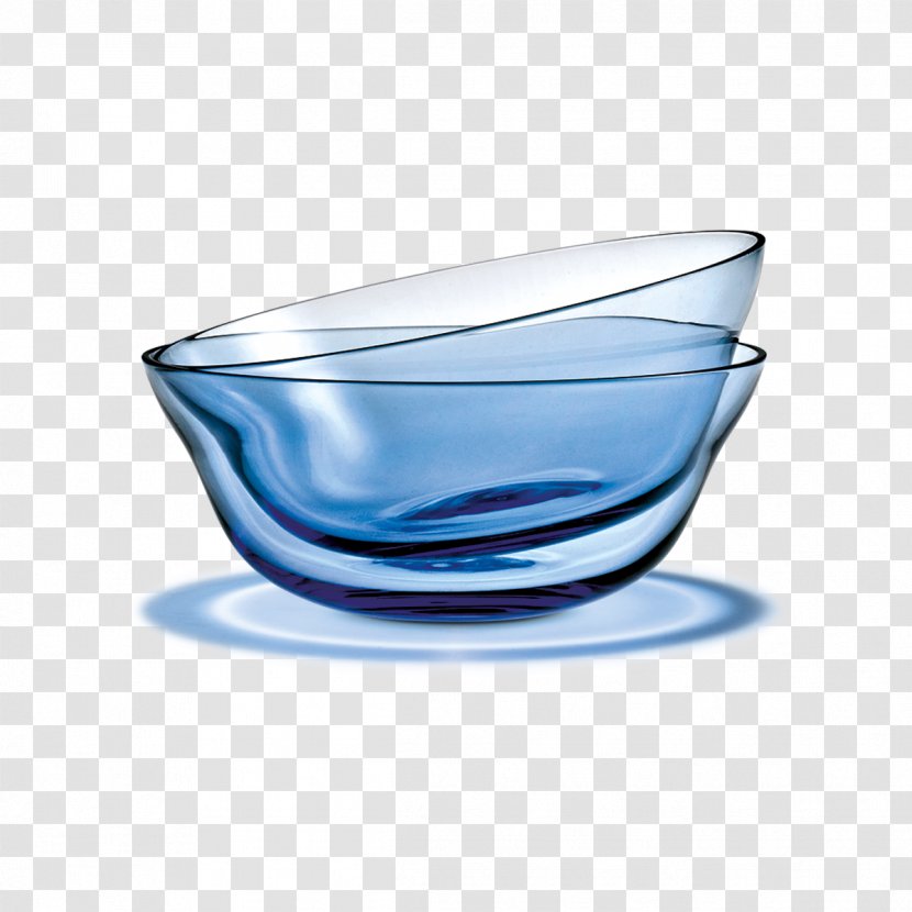 Holmegaard Glass Bowl Blue Teacup - Sodium Silicate - Dessert Transparent PNG