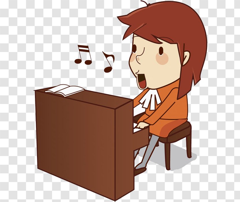 Piano Musical Note Cartoon - Tree - The Boy Who Plays Transparent PNG