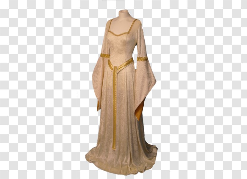 Gown Wedding Dress Clothing Girdle - Sleeve - Renaissance Transparent PNG