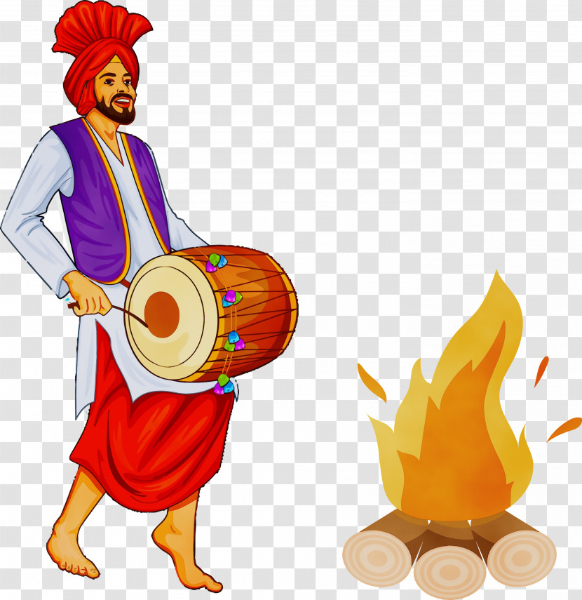 Drum Indian Musical Instruments Musical Instrument Cartoon Hand Drum Transparent PNG