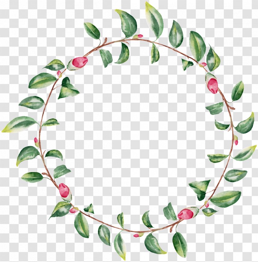 Clip Art Wreath Twig Leaf Transparent PNG