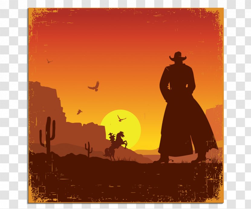 American Frontier Western United States Poster - Wild West Transparent PNG