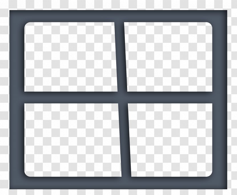 Window Square Brand Pattern - Creative Blue Windows Transparent PNG