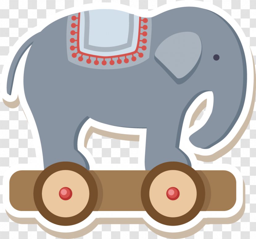 Stuffed Toy Drawing Clip Art - Elephant Vector Transparent PNG
