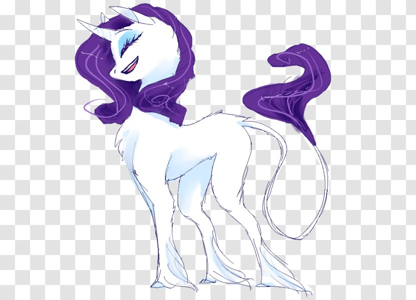 Horse Unicorn Sketch - Flower Transparent PNG