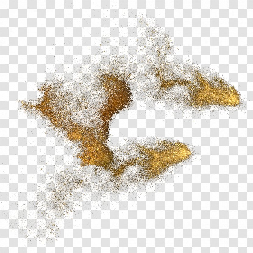 Brown Pattern - Powder - Gold Explodes Transparent PNG