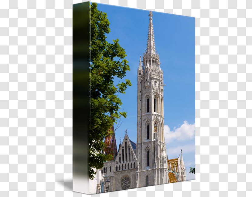 Matthias Church Middle Ages Medieval Architecture Basilica Steeple - Bell Tower Transparent PNG