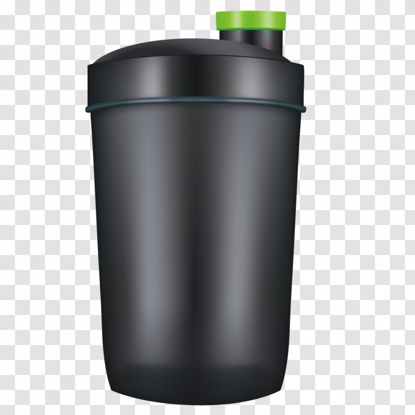 Plastic Bottle - Vector Black Cups Transparent PNG