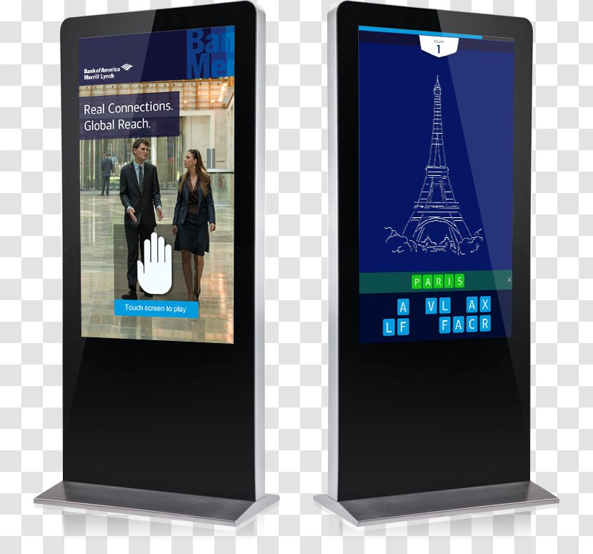 Telephony Communication Display Advertising Interactive Kiosks - Computer Monitors - Connection Transparent PNG