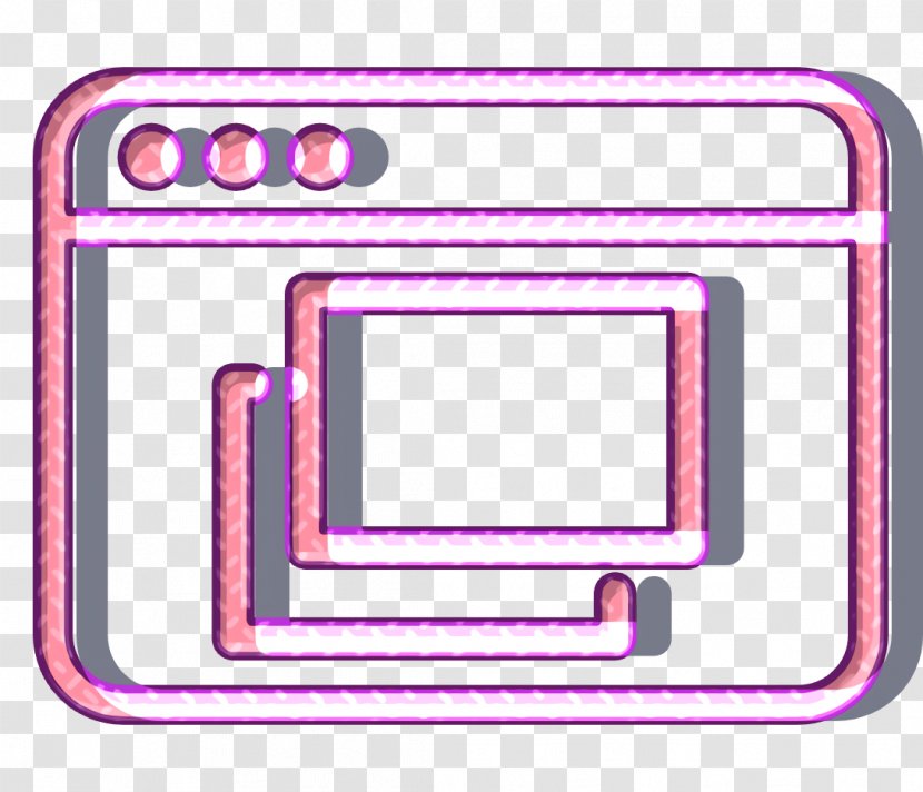 Layer Icon Online Page - Purple - Magenta Rectangle Transparent PNG