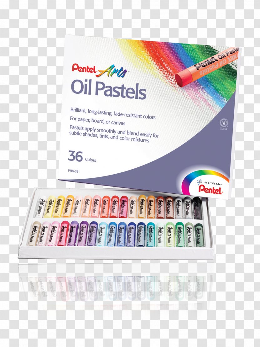 Oil Pastel Art Color Pentel - Arts Pocket Brush Pen - Greas Transparent PNG