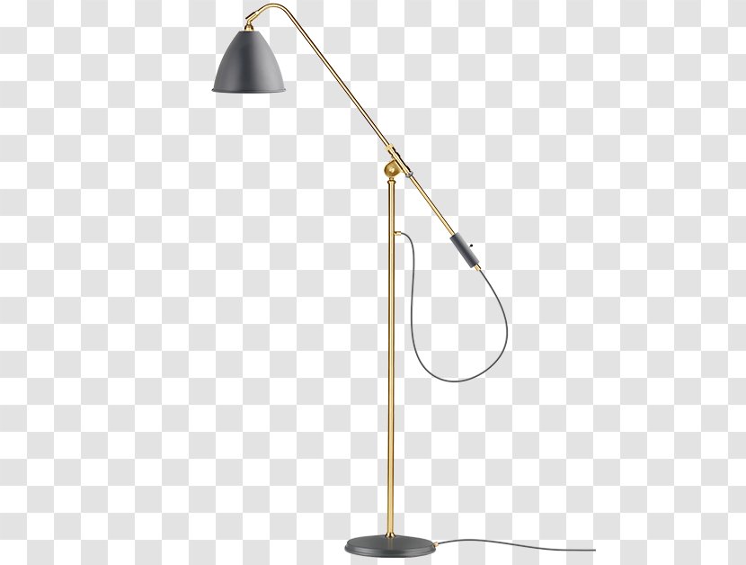 Brass Lamp AndLight.dk - White - Gray Projection Transparent PNG