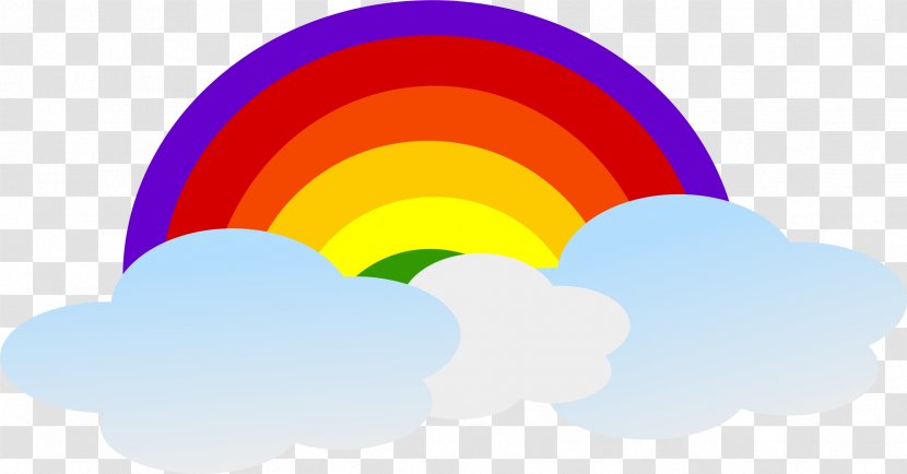 Cloud Rainbow Clip Art - Color - Cute Cliparts Transparent PNG