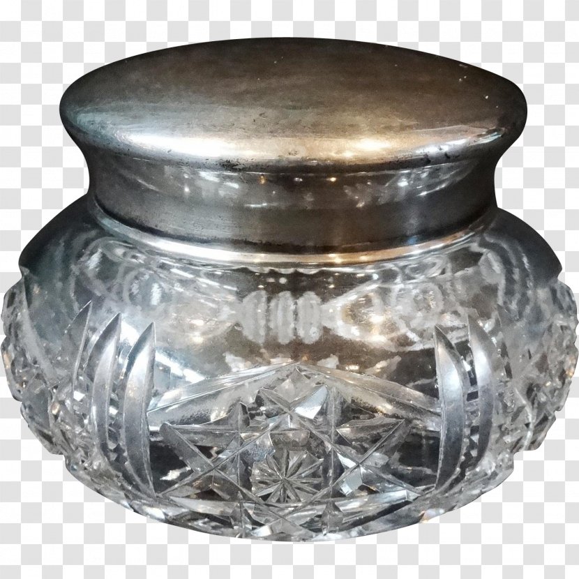 Silver Lid Table-glass - Glass Transparent PNG