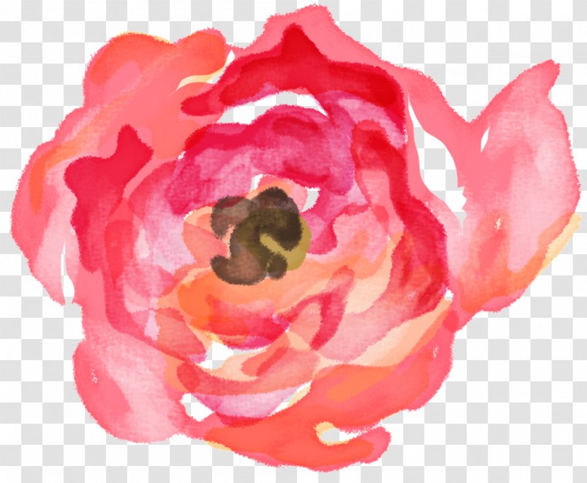 Garden Roses Floral Design Textile Flower - Spoonflower Transparent PNG