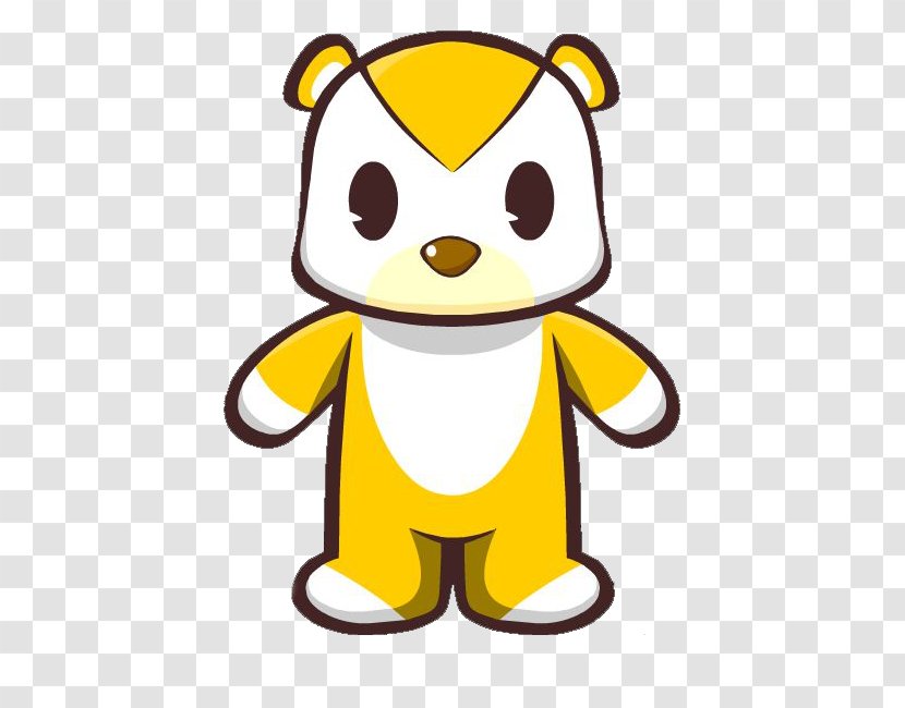 Aobi Island Browser Game Sticker Goods - Heart - Cute Little Bear Transparent PNG