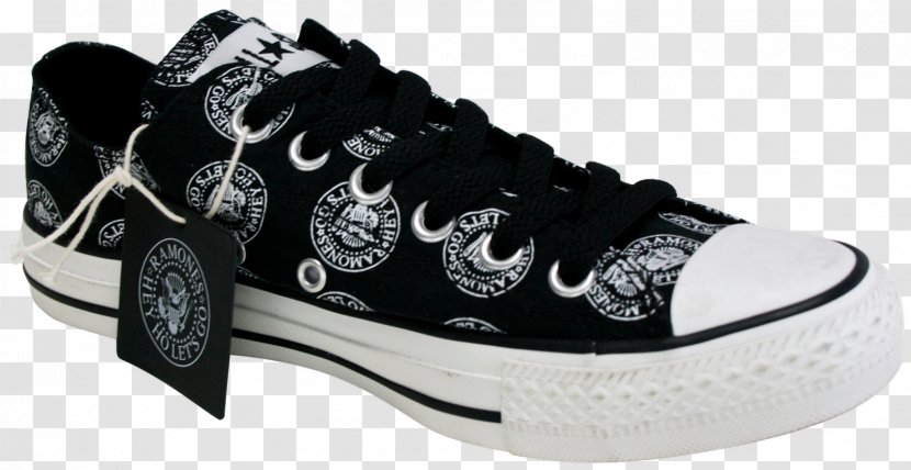 Sneakers Converse Chuck Taylor All-Stars Ramones Shoe - Boot - Black Transparent PNG