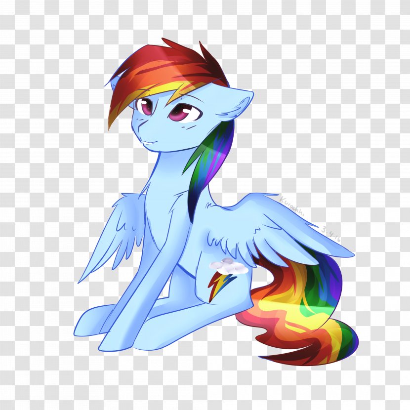 My Little Pony: Friendship Is Magic Fandom Rainbow Dash Drawing Art - Silhouette - Pony Transparent PNG
