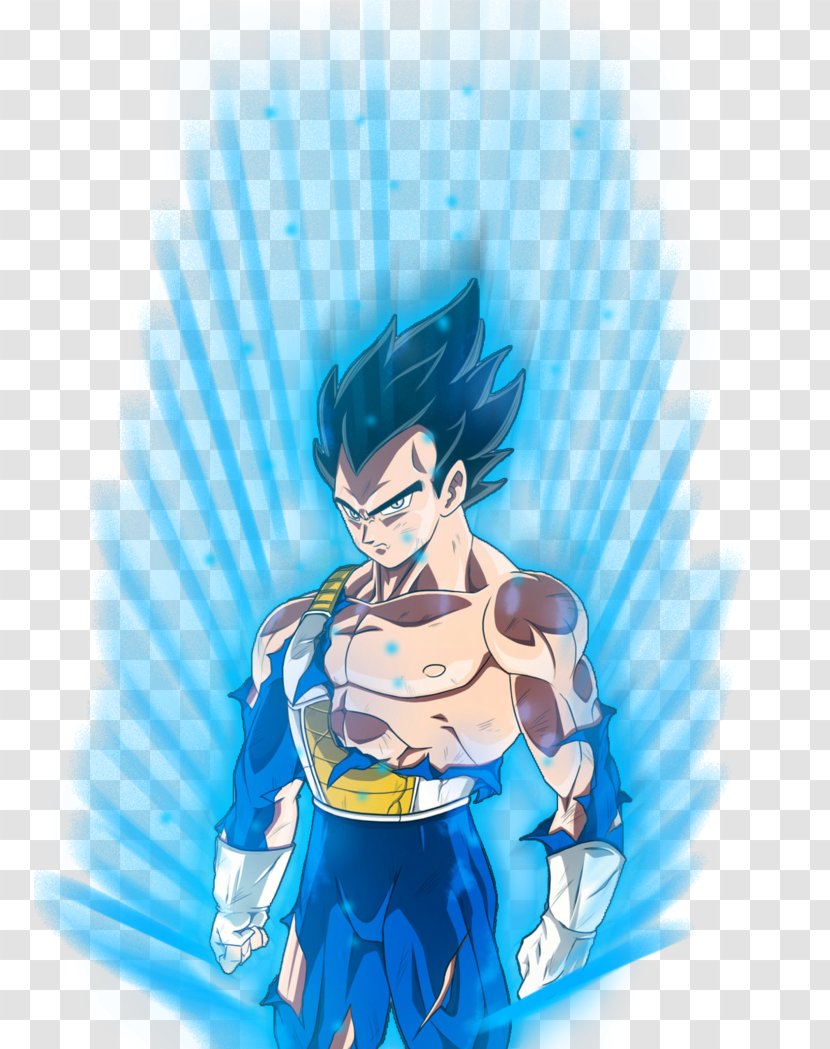 Goku Vegeta Bulma Gohan Super Saiya - Frame - Blue Aura Transparent PNG